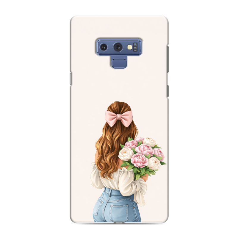Силиконовый чехол на Samsung Galaxy Note 9 с принтом женский Силиконовый чехол на Samsung Galaxy Note 9 с принтом женский