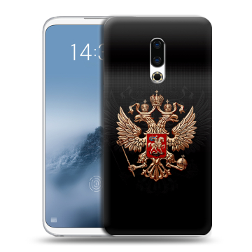 Силиконовый чехол на Meizu 16th Plus с принтом Герб России Силиконовый чехол на Meizu 16th Plus с принтом Герб России
