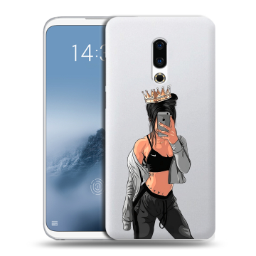 Силиконовый чехол на Meizu 16th Plus с принтом Женские принты Силиконовый чехол на Meizu 16th Plus с принтом Женские принты
