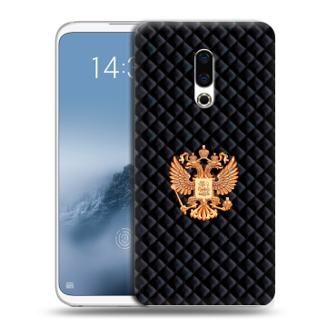 Силиконовый чехол на Meizu 16th Plus с принтом Герб России принт