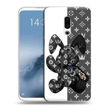 Силиконовый чехол на Meizu 16th Plus с принтом Луи робот Силиконовый чехол на Meizu 16th Plus с принтом Луи робот