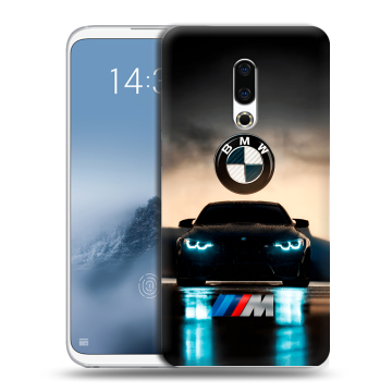 Силиконовый чехол на Meizu 16th Plus с принтом БМВ BMW
