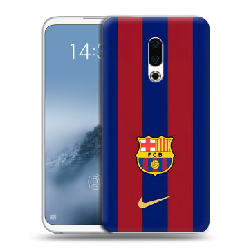 Силиконовый чехол на Meizu 16th Plus с принтом Барселона Barcelona