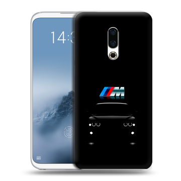 Силиконовый чехол на Meizu 16th Plus с принтом БМВ BMW