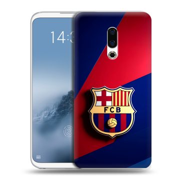 Силиконовый чехол на Meizu 16th Plus с принтом Барселона Barcelona