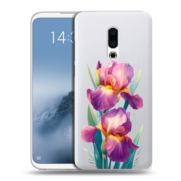 Силиконовый чехол на Meizu 16th Plus с принтом Цветы орхидеи Силиконовый чехол на Meizu 16th Plus с принтом Цветы орхидеи