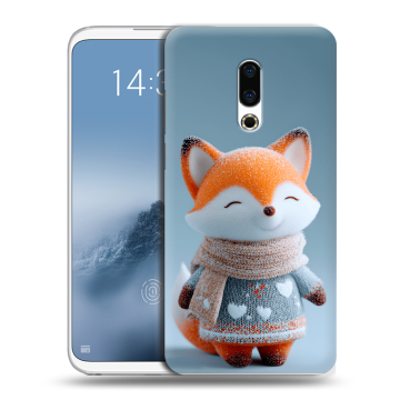 Силиконовый чехол на Meizu 16th Plus с принтом Лиса Силиконовый чехол на Meizu 16th Plus с принтом Лиса