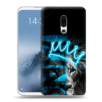 Силиконовый чехол на Meizu 16th Plus с принтом Король лев Силиконовый чехол на Meizu 16th Plus с принтом Король лев