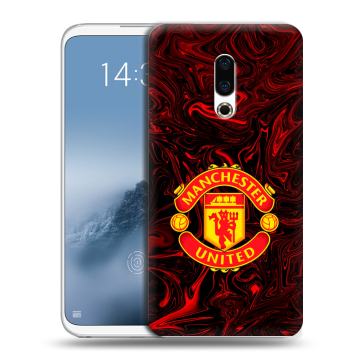 Силиконовый чехол на Meizu 16th Plus с принтом Manchester United Силиконовый чехол на Meizu 16th Plus с принтом Manchester United