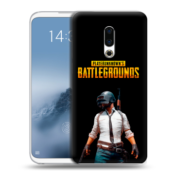 Силиконовый чехол на Meizu 16th Plus с принтом PUGB ПАГБ Силиконовый чехол на Meizu 16th Plus с принтом PUGB ПАГБ