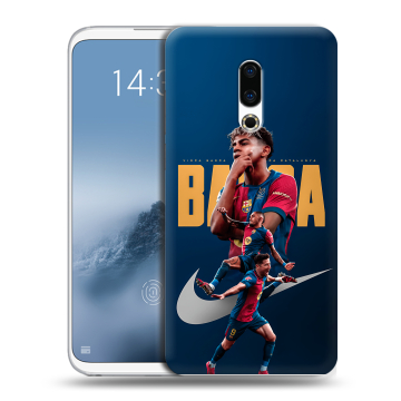 Силиконовый чехол на Meizu 16th Plus с принтом Барселона Barca Yamal Силиконовый чехол на Meizu 16th Plus с принтом Барселона Barca Yamal
