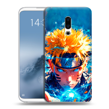 Силиконовый чехол на Meizu 16th Plus с принтом Аниме Наруто Naruto