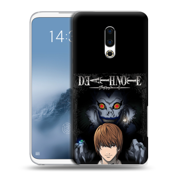 Силиконовый чехол на Meizu 16th Plus с принтом Death note Тетрадь смерти Силиконовый чехол на Meizu 16th Plus с принтом Death note Тетрадь смерти