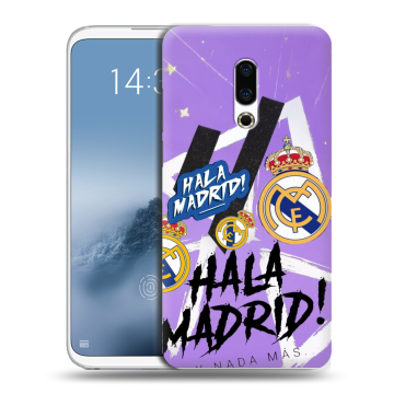 Силиконовый чехол на Meizu 16th Plus с принтом Real Madrid Реал Мадрид Силиконовый чехол на Meizu 16th Plus с принтом Real Madrid Реал Мадрид