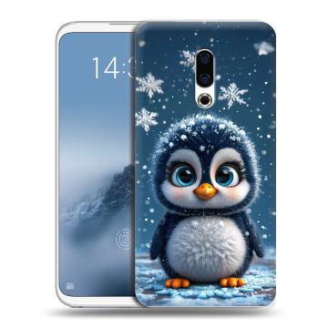 Силиконовый чехол на Meizu 16th Plus с принтом Новый год Силиконовый чехол на Meizu 16th Plus с принтом Новый год