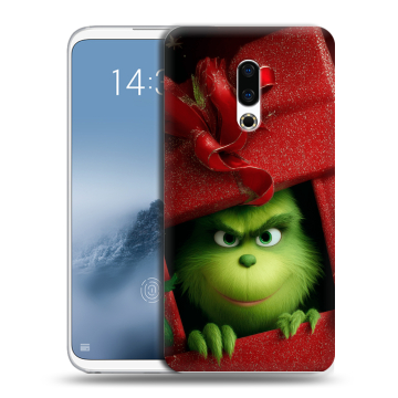 Силиконовый чехол на Meizu 16th Plus с принтом Новый год Силиконовый чехол на Meizu 16th Plus с принтом Новый год