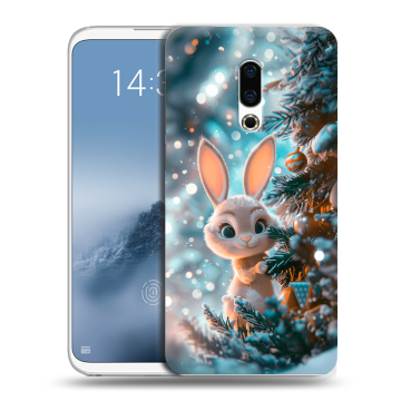 Силиконовый чехол на Meizu 16th Plus с принтом Новый год Силиконовый чехол на Meizu 16th Plus с принтом Новый год