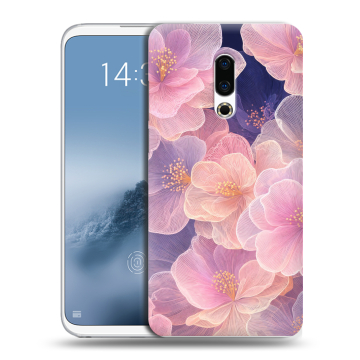 Силиконовый чехол на Meizu 16th Plus с принтом женский Силиконовый чехол на Meizu 16th Plus с принтом женский