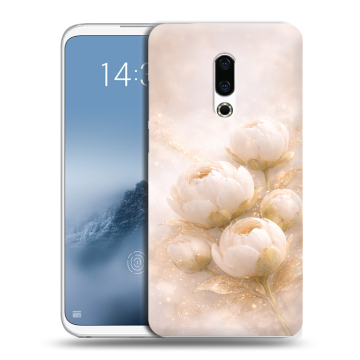 Силиконовый чехол на Meizu 16th Plus с принтом женский