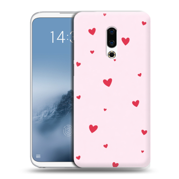Силиконовый чехол на Meizu 16th Plus с принтом для девочек