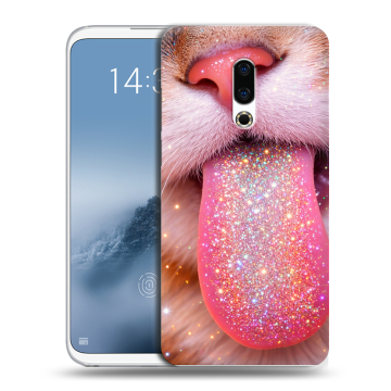 Силиконовый чехол на Meizu 16th Plus с принтом для девочек