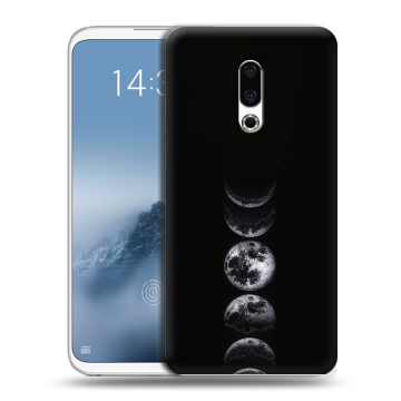 Силиконовый чехол на Meizu 16th Plus с принтом женский
