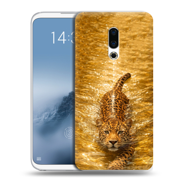 Силиконовый чехол на Meizu 16th Plus с принтом женский