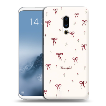 Силиконовый чехол на Meizu 16th Plus с принтом для девочек