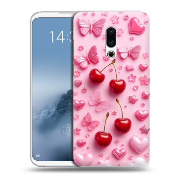 Силиконовый чехол на Meizu 16th Plus с принтом для девочек Силиконовый чехол на Meizu 16th Plus с принтом для девочек