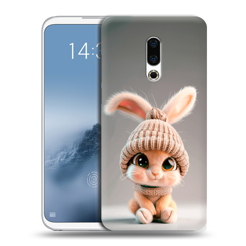 Силиконовый чехол на Meizu 16th Plus с принтом Кролик Силиконовый чехол на Meizu 16th Plus с принтом Кролик