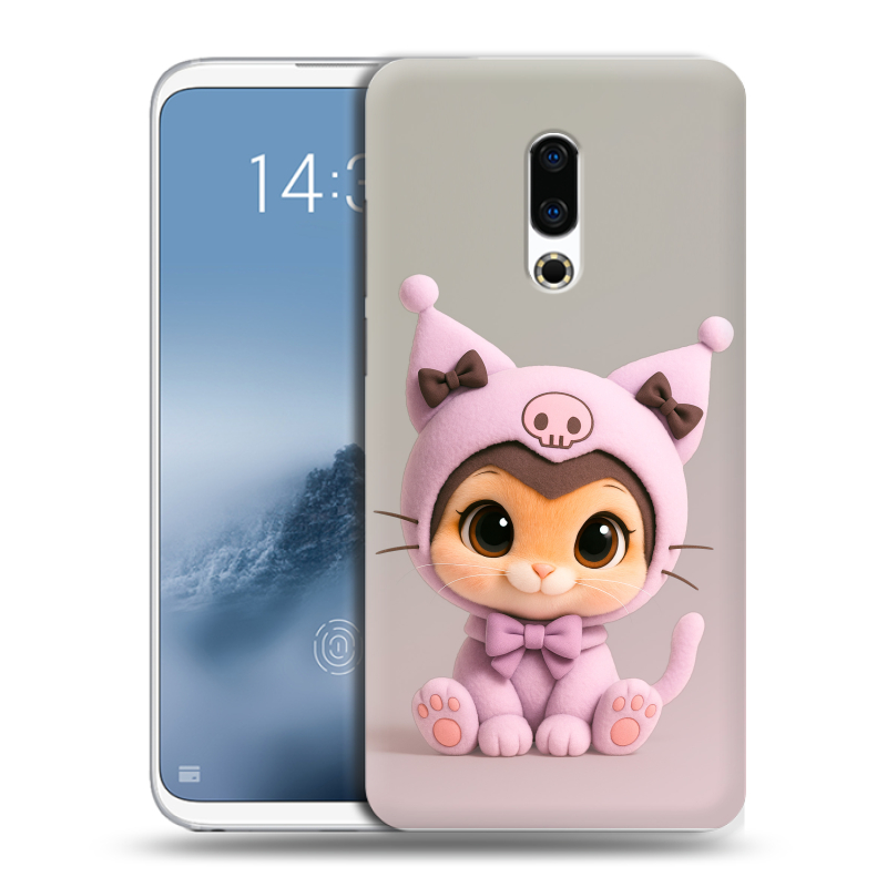 Силиконовый чехол на Meizu 16th Plus с принтом Куроми Kuromi Силиконовый чехол на Meizu 16th Plus с принтом Куроми Kuromi
