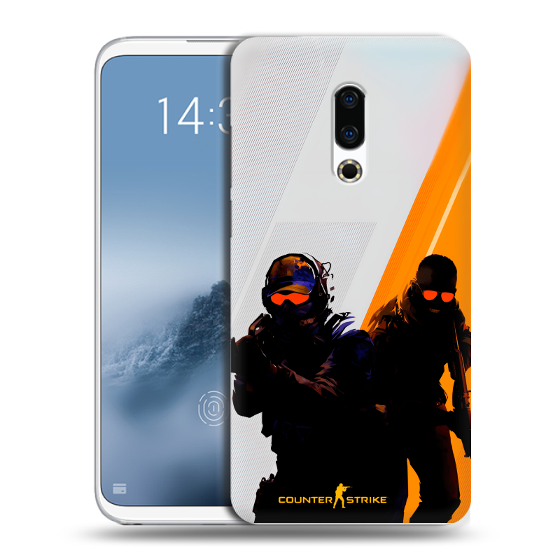 Силиконовый чехол на Meizu 16th Plus с принтом Контер страйк Counter strike Силиконовый чехол на Meizu 16th Plus с принтом Контер страйк Counter strike