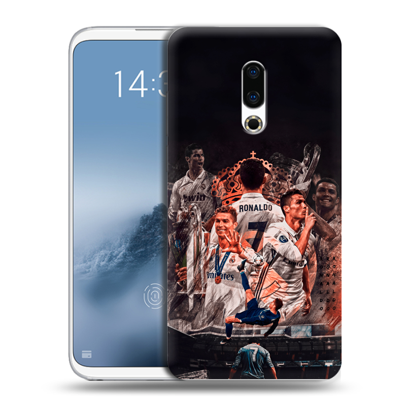 Силиконовый чехол на Meizu 16th Plus с принтом Реал Роналдо Real Ronaldo Силиконовый чехол на Meizu 16th Plus с принтом Реал Роналдо Real Ronaldo