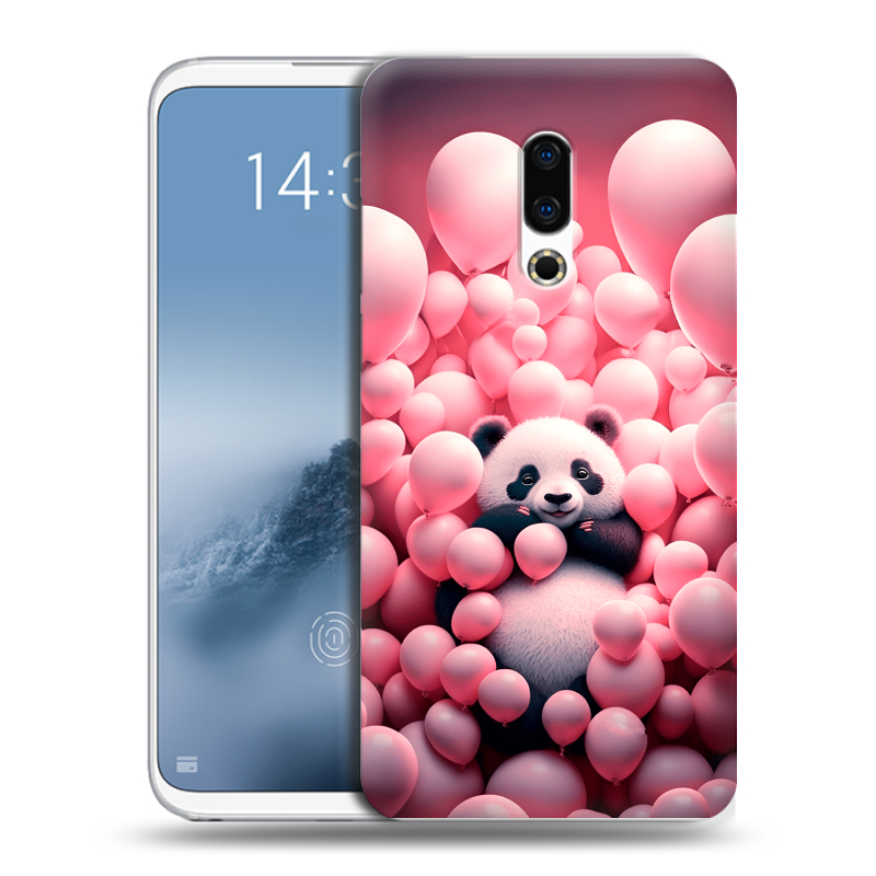 Силиконовый чехол на Meizu 16th Plus с принтом Панда Силиконовый чехол на Meizu 16th Plus с принтом Панда