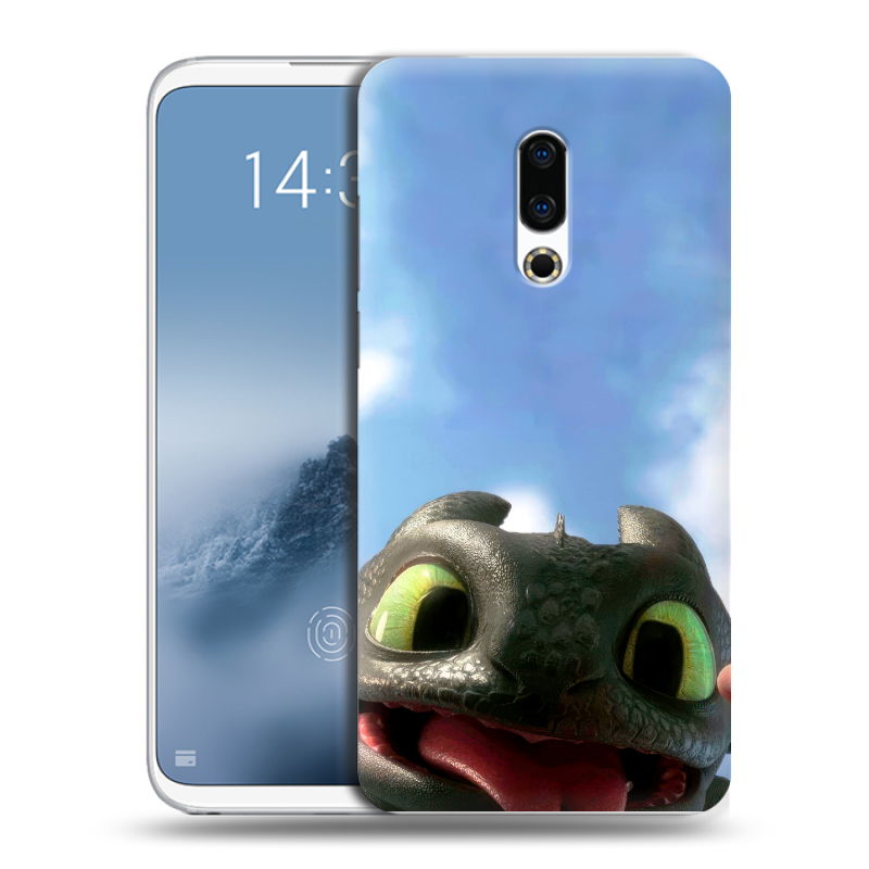 Силиконовый чехол на Meizu 16th Plus с принтом Как приручить дракона Силиконовый чехол на Meizu 16th Plus с принтом Как приручить дракона
