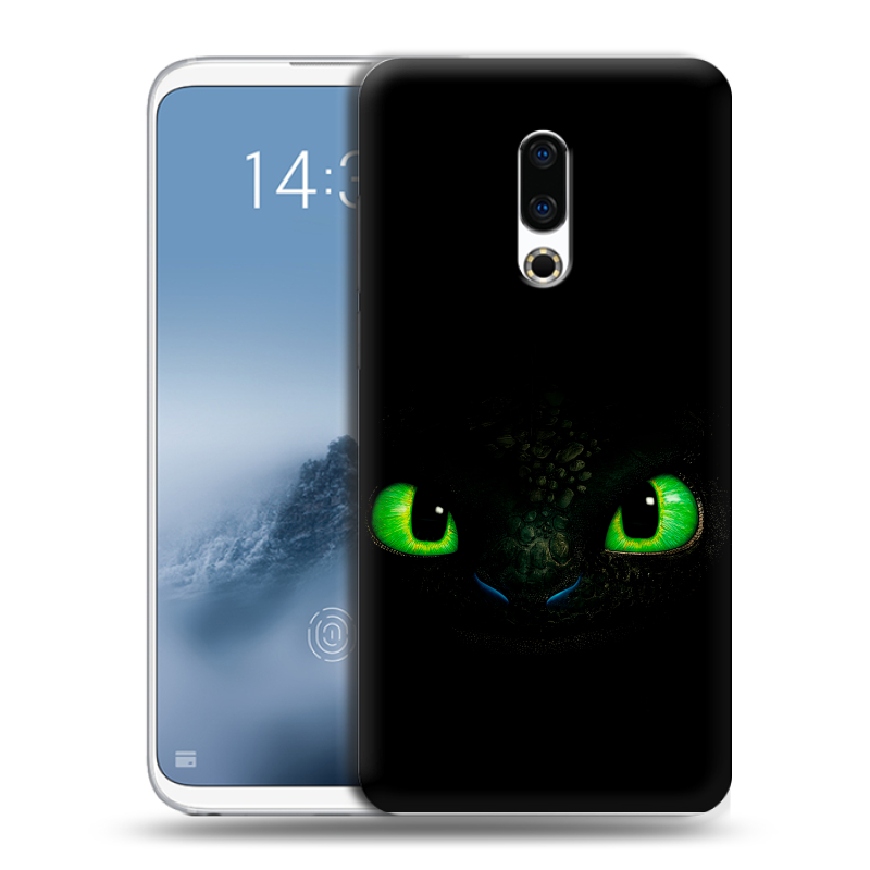 Силиконовый чехол на Meizu 16th Plus с принтом Как приручить дракона Силиконовый чехол на Meizu 16th Plus с принтом Как приручить дракона