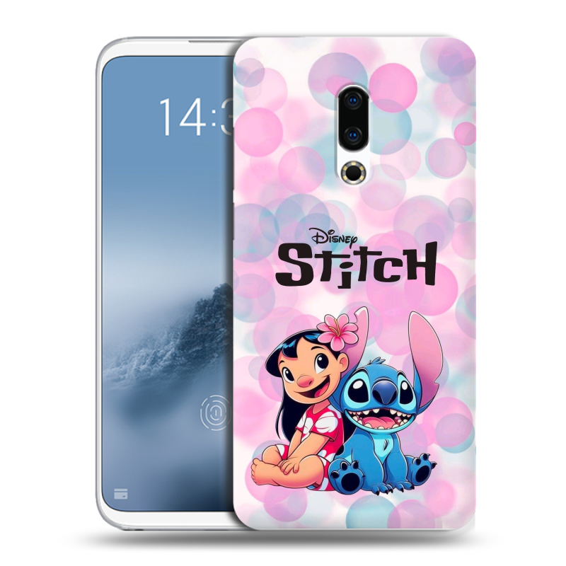 Силиконовый чехол на Meizu 16th Plus с принтом Лило и Стич Силиконовый чехол на Meizu 16th Plus с принтом Лило и Стич
