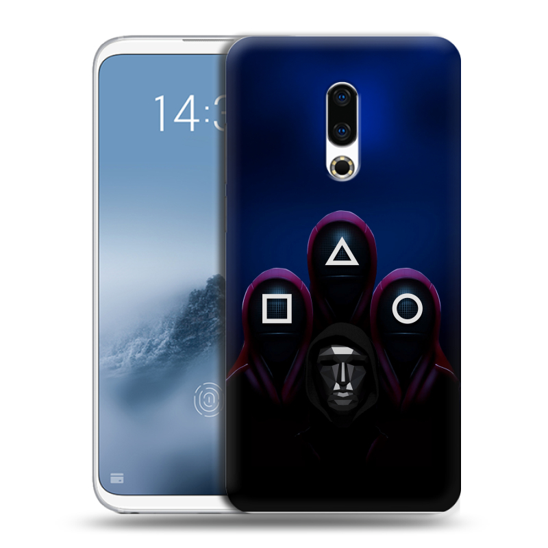 Силиконовый чехол на Meizu 16th Plus с принтом Игра Кальмара Силиконовый чехол на Meizu 16th Plus с принтом Игра Кальмара