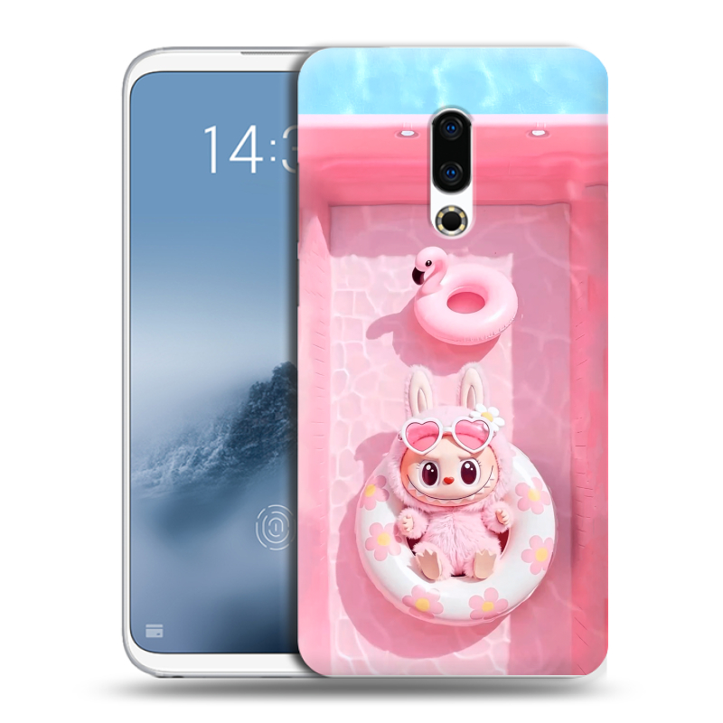 Силиконовый чехол на Meizu 16th Plus с принтом Labubu Лабубу Силиконовый чехол на Meizu 16th Plus с принтом Labubu Лабубу