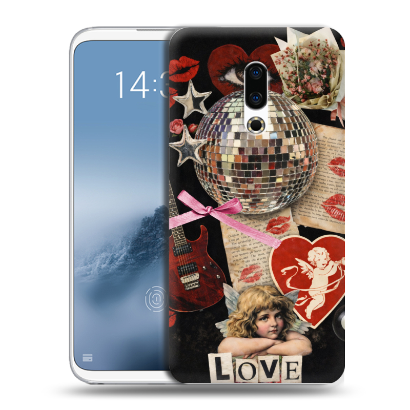 Силиконовый чехол на Meizu 16th Plus с принтом для девочек Силиконовый чехол на Meizu 16th Plus с принтом для девочек