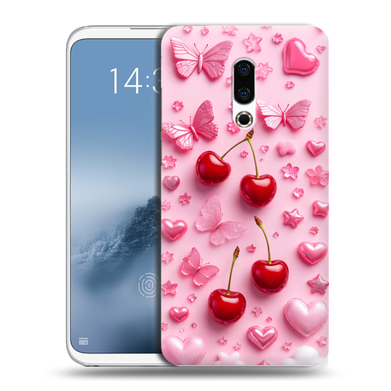 Силиконовый чехол на Meizu 16th Plus с принтом для девочек Силиконовый чехол на Meizu 16th Plus с принтом для девочек