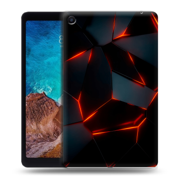 Силиконовый чехол на Xiaomi Mi Pad 4 Plus с принтом Яркие абстракции