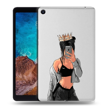 Силиконовый чехол на Xiaomi Mi Pad 4 Plus с принтом Женские принты