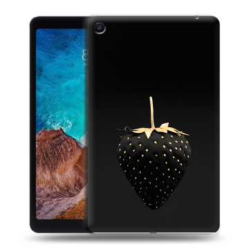 Силиконовый чехол на Xiaomi Mi Pad 4 Plus с принтом Черная клубника