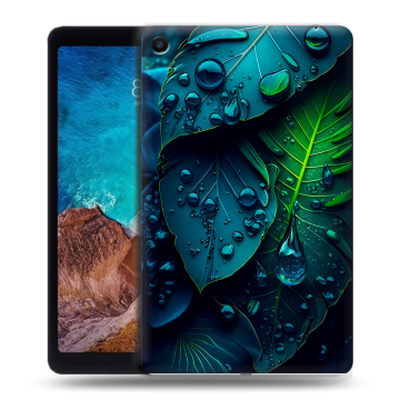 Силиконовый чехол на Xiaomi Mi Pad 4 Plus с принтом Листья Силиконовый чехол на Xiaomi Mi Pad 4 Plus с принтом Листья