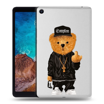 Силиконовый чехол на Xiaomi Mi Pad 4 Plus с принтом Мишка