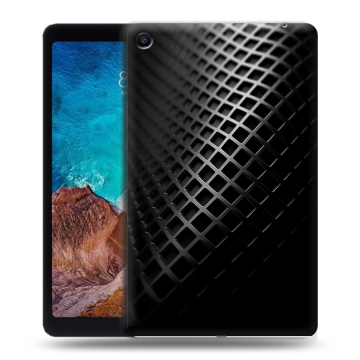 Силиконовый чехол на Xiaomi Mi Pad 4 Plus с принтом Текстура металла