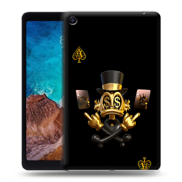 Силиконовый чехол на Xiaomi Mi Pad 4 Plus с принтом Золотой скрудж макдак
