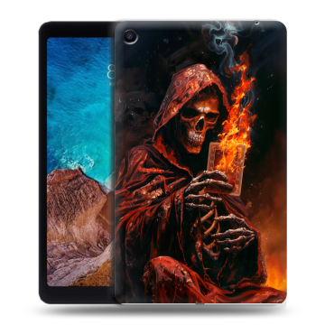 Силиконовый чехол на Xiaomi Mi Pad 4 Plus с принтом Скелет и карты