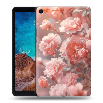 Силиконовый чехол на Xiaomi Mi Pad 4 Plus с принтом Розовые розы